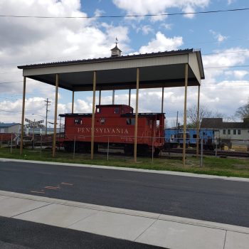 Greater Harrington Historical Society Caboose Pavilion - The Amish Tradesman