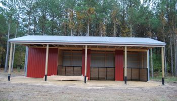 Messick Horse Barn - 3 Stalls with Tack Room - The Amish Tradesman