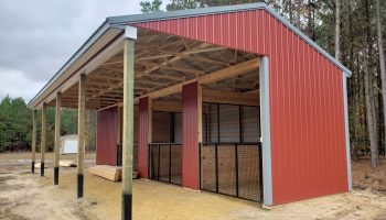 Messick Horse Barn - Side - The Amish Tradesman